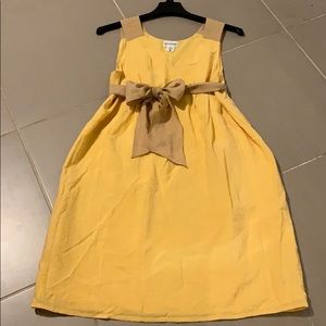 Yellow and Beige Maternity Dress Sz L
